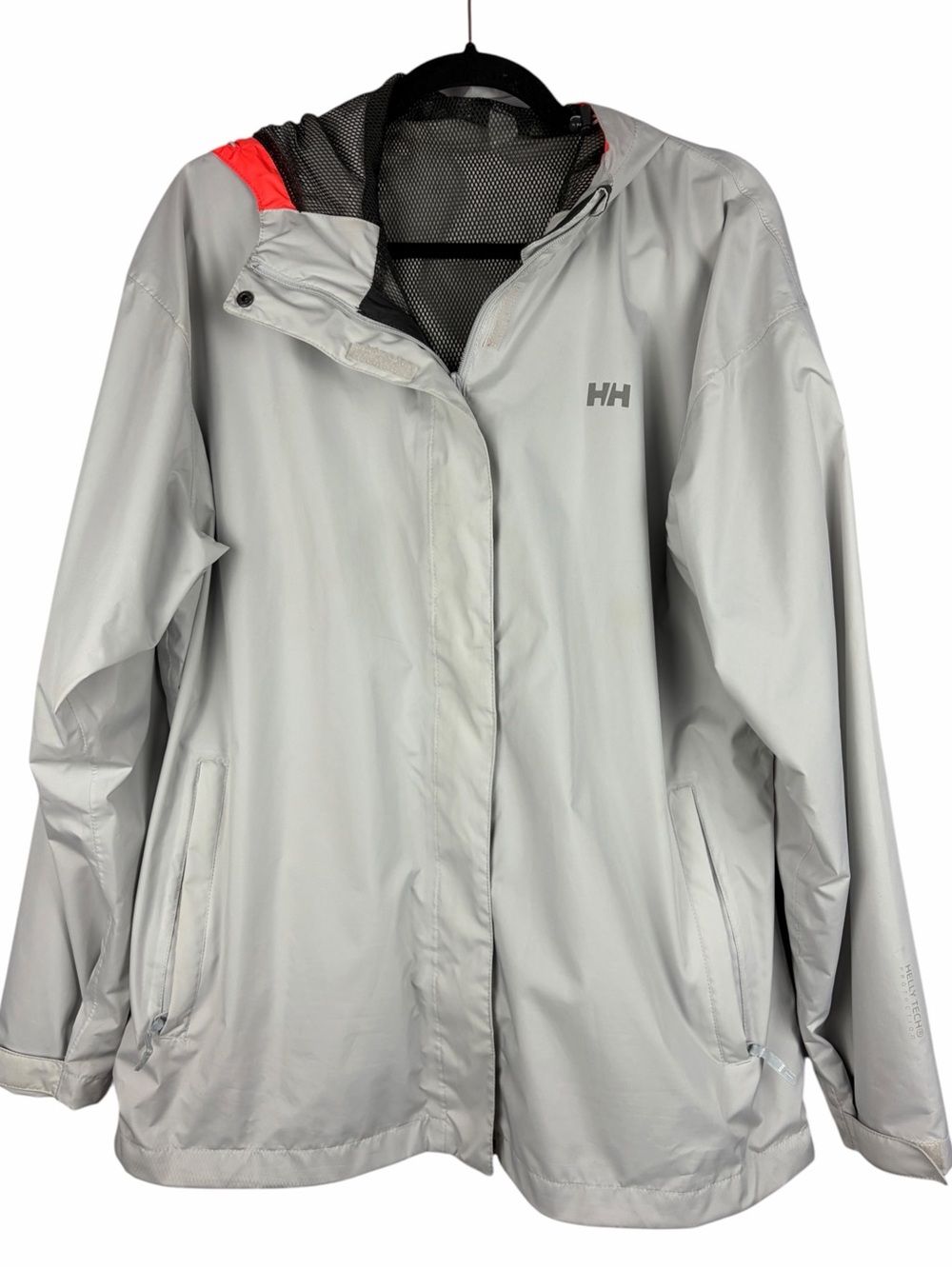 Helly Hansen 2X Helly Tech Waterproof Hooded Rain Jacket Grey